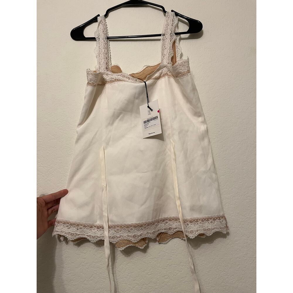 SZ 8 Reformation Austria Top Gossamer NWT - Picture 7 of 8